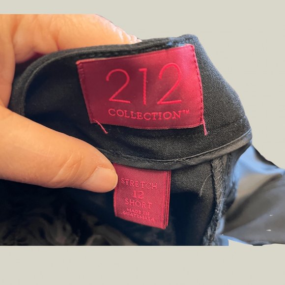212 Collection - Black pair of stretch pants - Size 12P -0182DY-5 - Picture 4 of 4